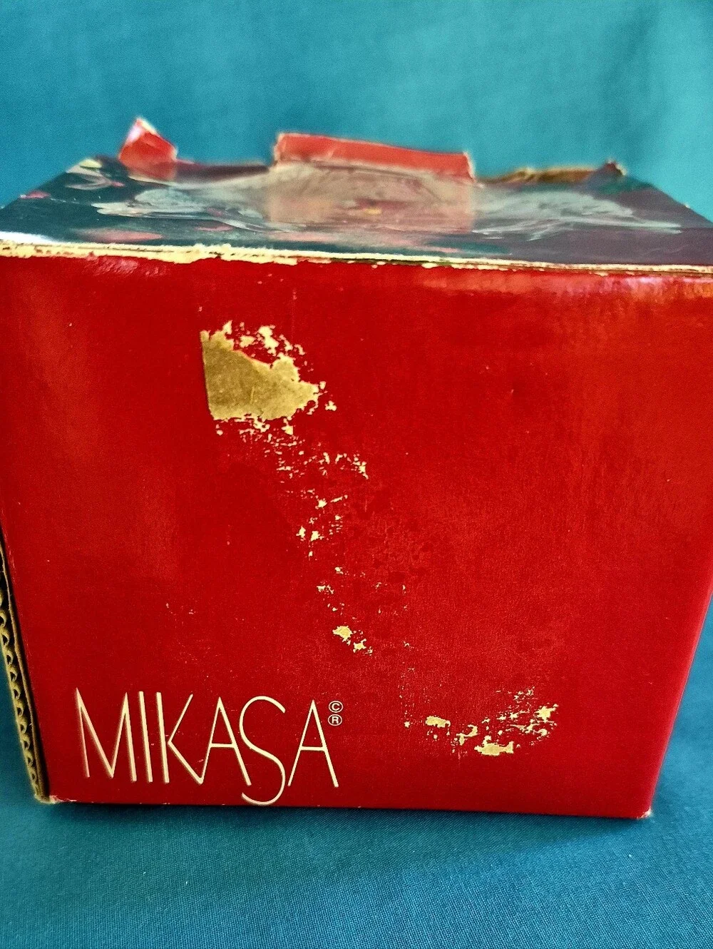 Mikasa Christmas Story Glass Votive Candle Holder